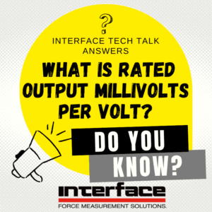 INTERFACE TECH TALK Millivolts Per Volt 2