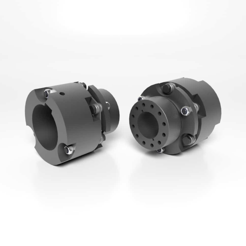 T8 50 200 Nm Floating Mount Keyed Single Flex Couplings