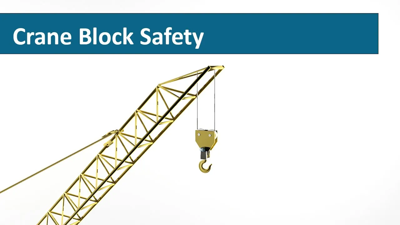 Crane Block Safety Application Note